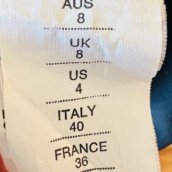 N Nicholas Black Keyhole Split Leg Jumpsuit Size 4 Criss-Cross Straps at Back - Picture 16 of 16